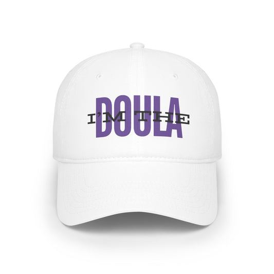 "I’m the Doula" Baseball Cap- Purple