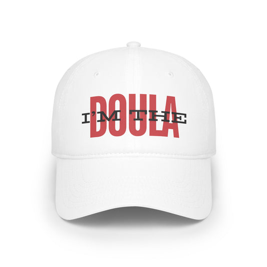 "I’m the Doula" Baseball Cap- Red