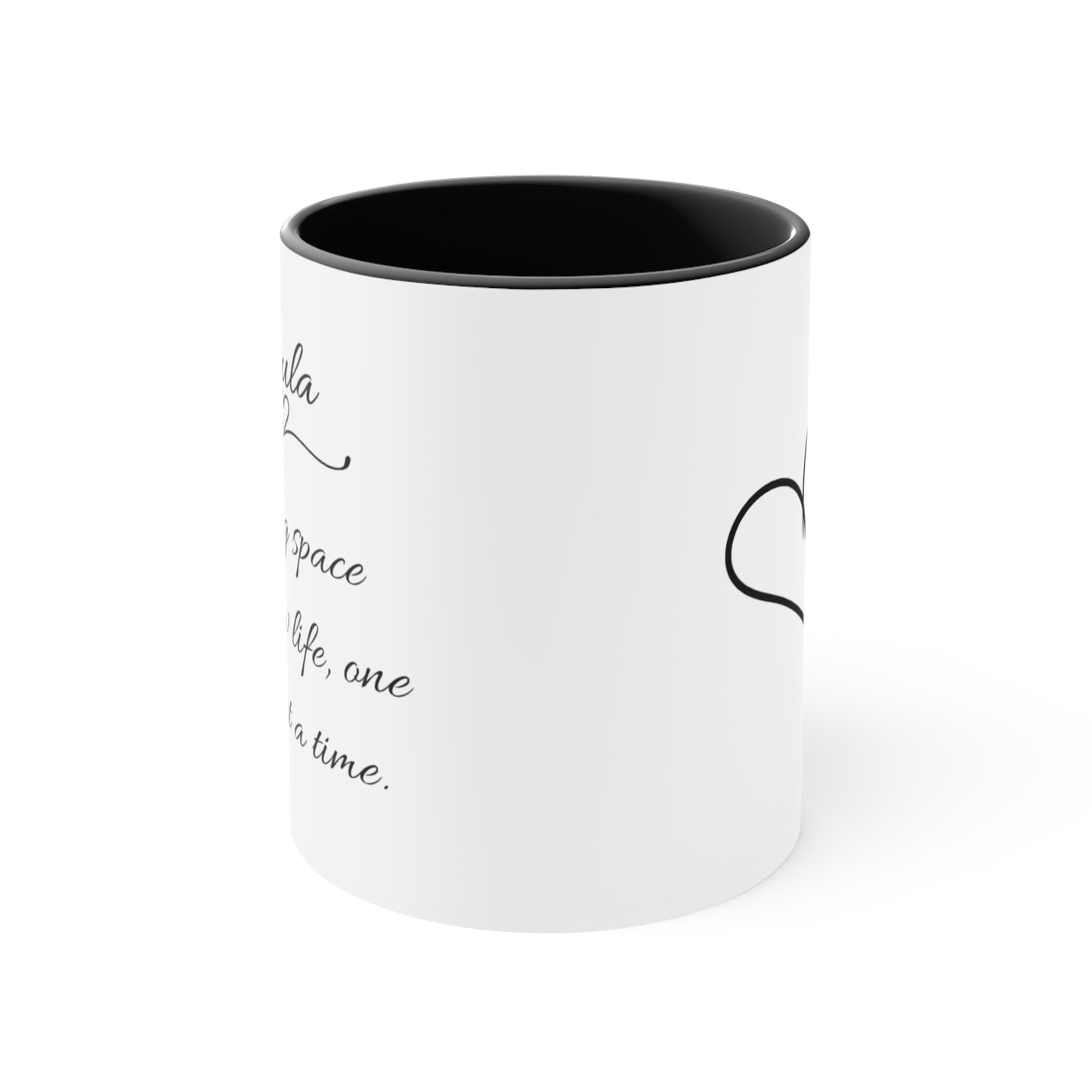 "Holding Space" Doula Two-Tone Coffee Mug- Black