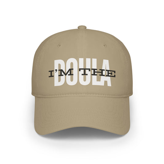 "I’m the Doula" Baseball Cap- Red, Khaki, Green, Royal Blue