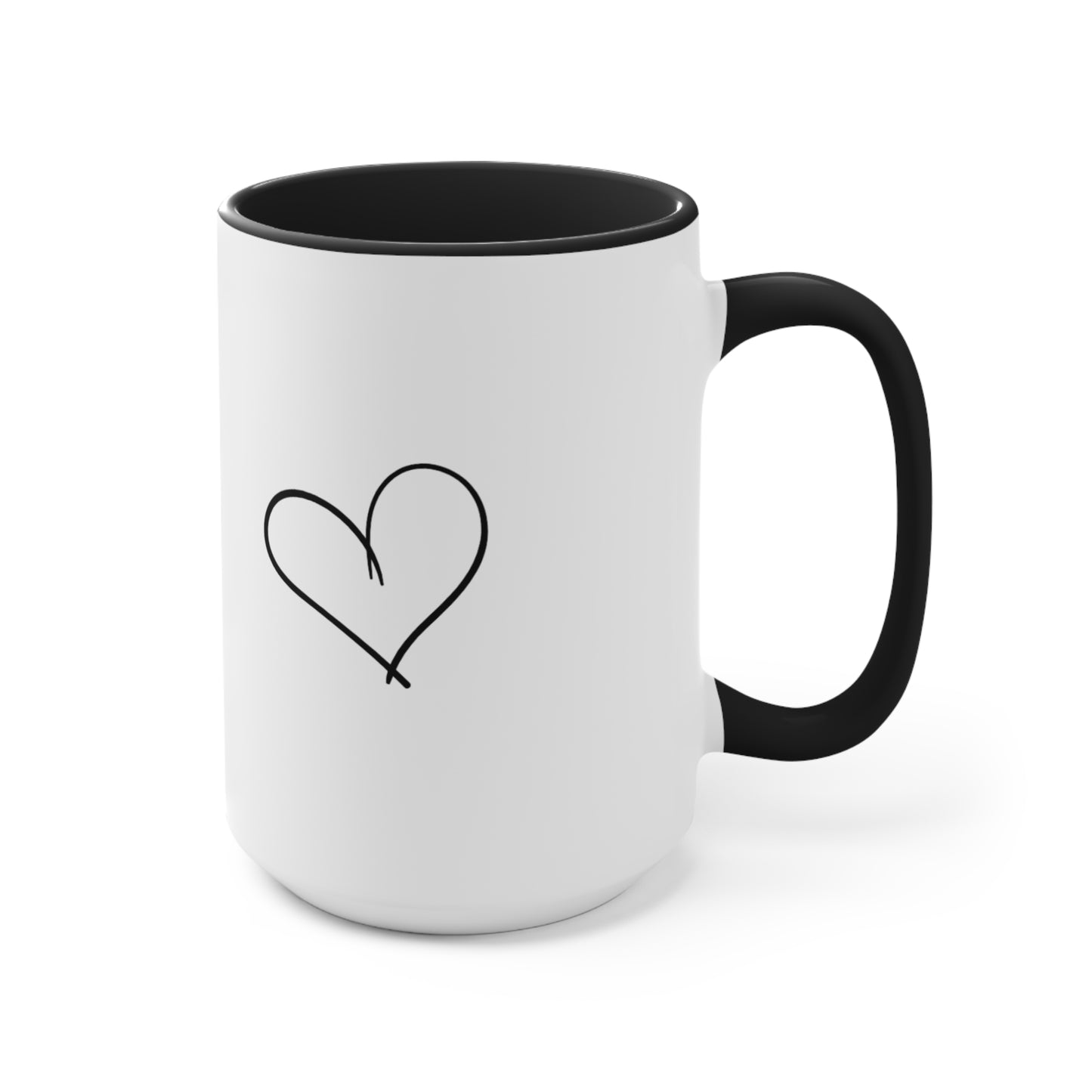 "Holding Space" Doula Two-Tone Coffee Mug- Black