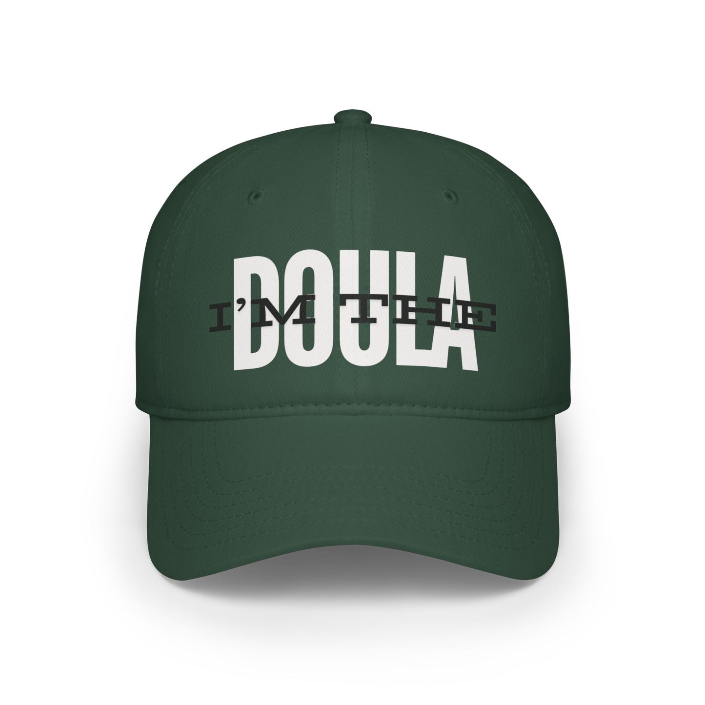 "I’m the Doula" Baseball Cap- Red, Khaki, Green, Royal Blue