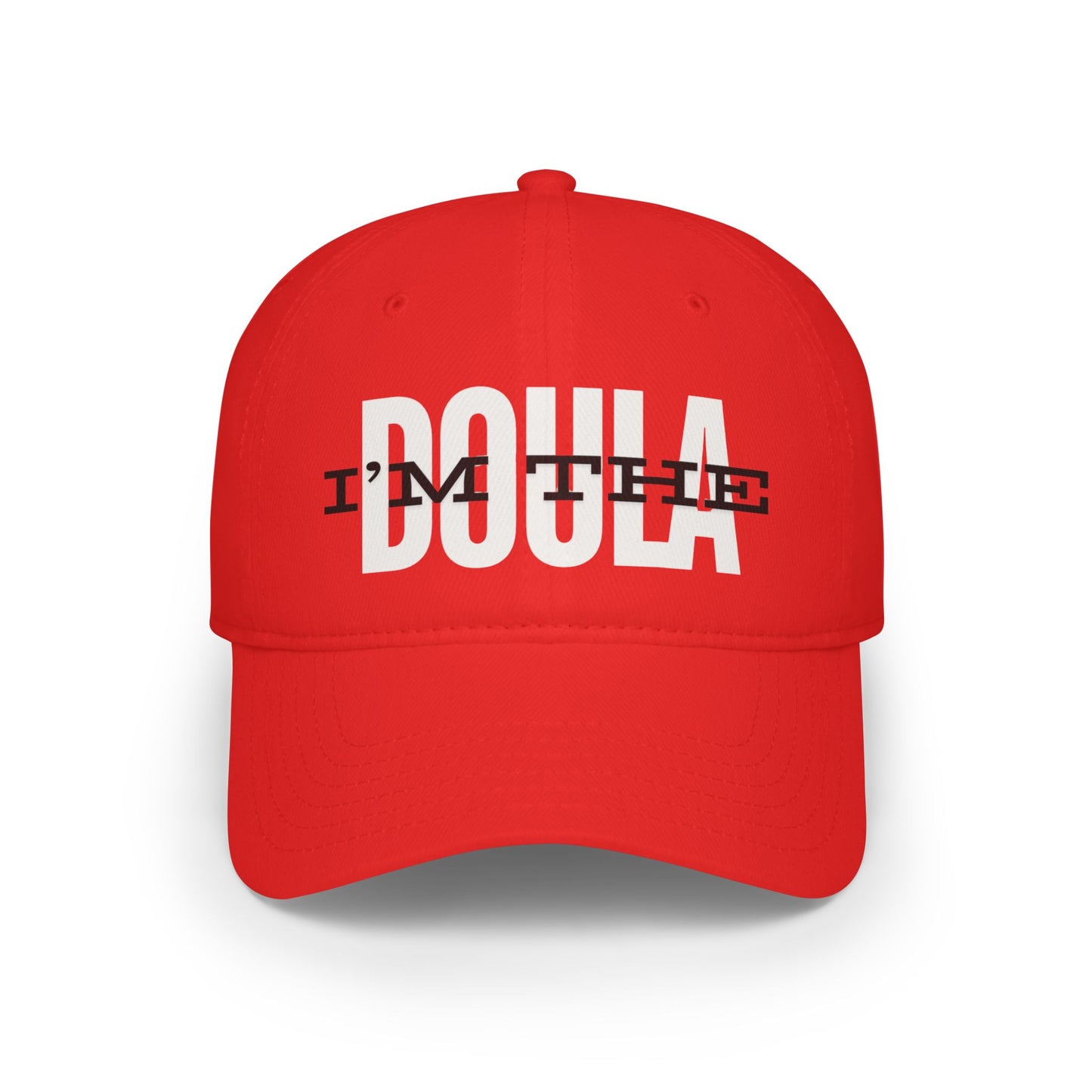 "I’m the Doula" Baseball Cap- Red, Khaki, Green, Royal Blue